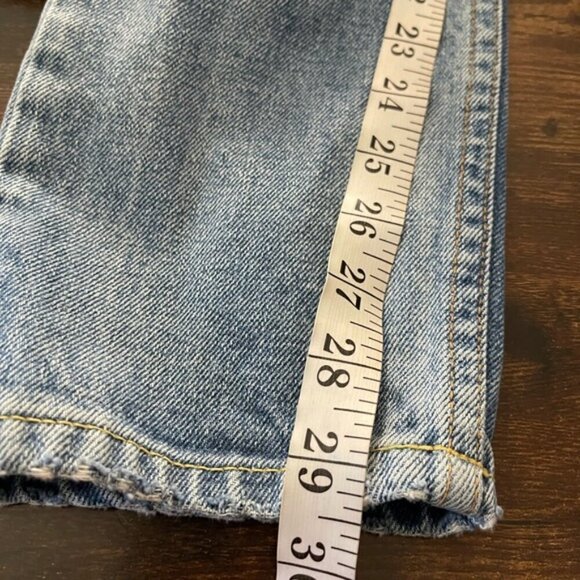 grlfrnd karolina jeans distressed in last dance size 25 medium wash cotton - Picture 13 of 13